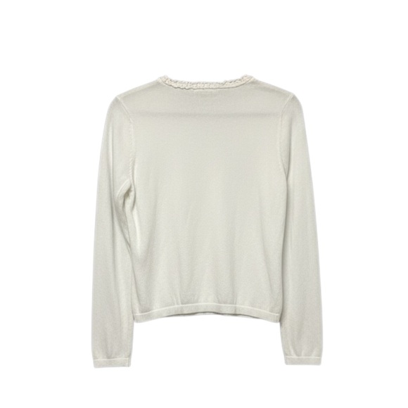 Liz Claiborne Ruffle detail cardigan. XL - Picture 2 of 4